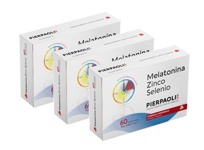 MELATONINA ZINCO SELENIO PROMO PACK 3 PEZZI - Farmacia Mastrangelo 