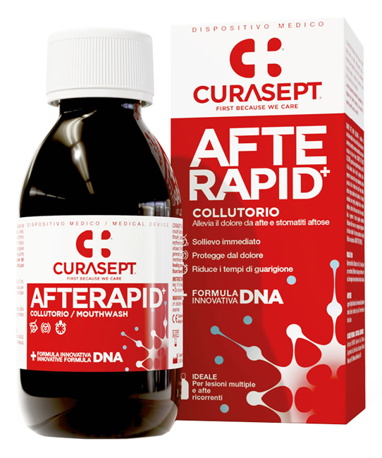 CURASEPT COLLUTORIO AFTE RAPID DNA 125 ML - Farmacia Mastrangelo 