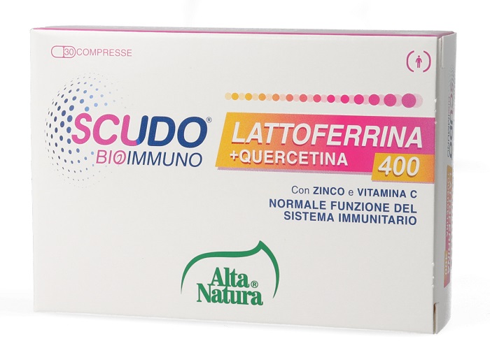 SCUDO LATTOFERRINA + QUERCETINA 400 30 COMPRESSE - Farmacia Mastrangelo 