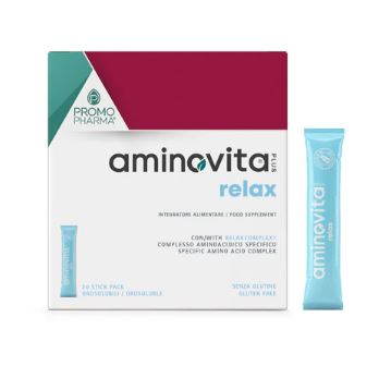 AMINOVITA PLUS RELAX 20 STICK DA 2 G - Farmacia Mastrangelo 