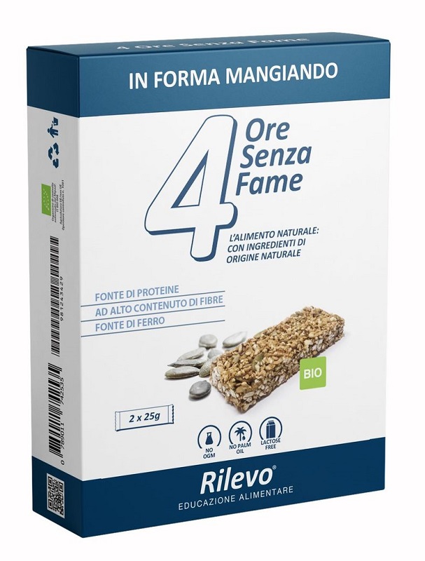 4 ORE SENZA FAME BIO 2 X 25 G RILEVO - Farmacia Mastrangelo 