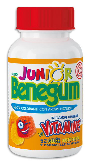 BENEGUM JUNIOR GELEE VITAMINE 52 CARAMELLE - Farmacia Mastrangelo 