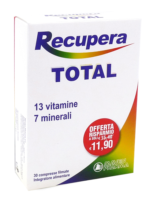 RECUPERA TOTAL 30 COMPRESSE - Farmacia Mastrangelo 