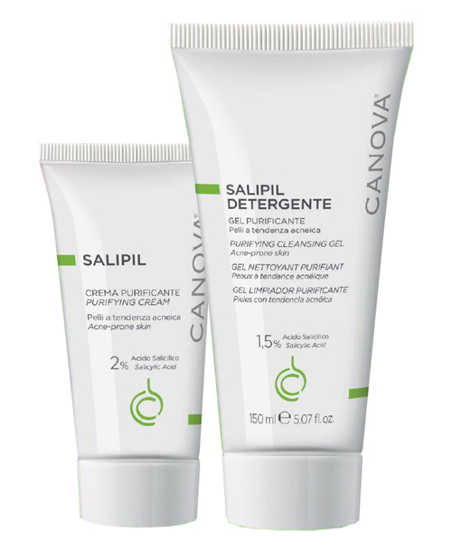 SALIPIL CREMA PURIFICANTE 50 ML + SALIPIL DETERGENTE GEL PURIFICANTE 150 ML IN OMAGGIO - Farmacia Mastrangelo 