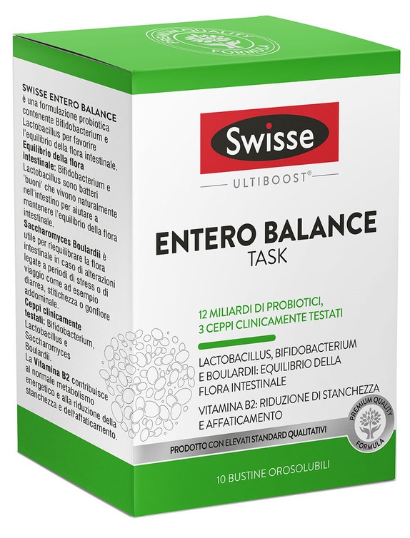 SWISSE ENTERO BALANCE VIAGGIO 10 BUSTINE - Farmacia Mastrangelo 