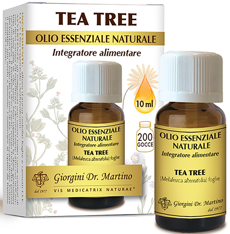 TEA TREE OLIO ESSENZIALE NATURALE 10 ML - Farmacia Mastrangelo 