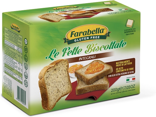 FARABELLA FETTE BISCOTTATE INTEGRALI 200 G - Farmacia Mastrangelo 