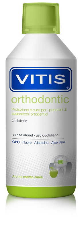VITIS ORTHODONTIC COLLUTORIO 500 ML GE-IT - Farmacia Mastrangelo 