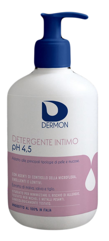 DERMON DETERGENTE INTIMO USO FREQUENTE PH 4,5 500 ML - Farmacia Mastrangelo 