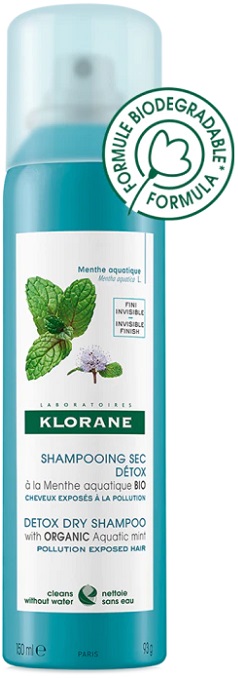 KLORANE SHAMPOO SECCO MENTA 150 ML - Farmacia Mastrangelo 