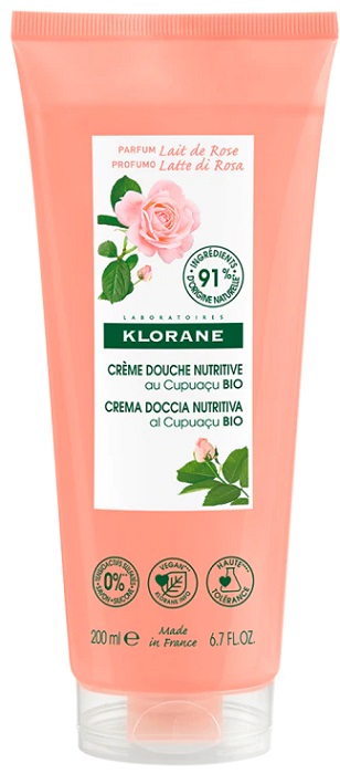 KLORANE CREMA DOCCIA LATTE DI ROSA 200 ML - Farmacia Mastrangelo 
