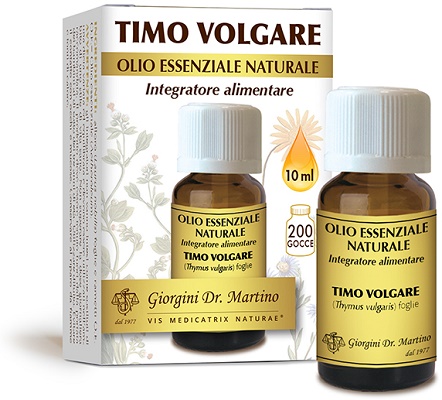 TIMO VOLGARE OLIO ESSENZIALE NATURALE 10 ML - Farmacia Mastrangelo 