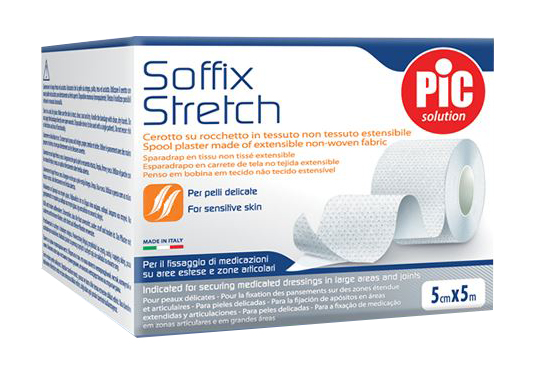 CEROTTO IN ROCCHETTO SOFFIX STRETCH 5X500 CM CON FUSTELLA - Farmacia Mastrangelo 