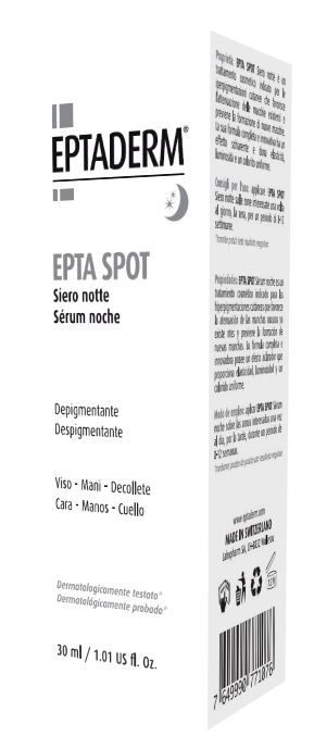 EPTA SPOT NOTTE SIERO DEPIGMENTANTE 30 ML - Farmacia Mastrangelo 