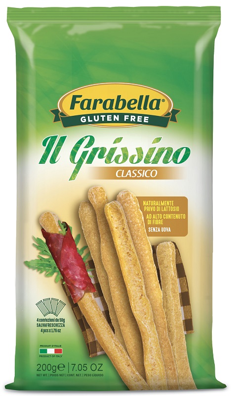 FARABELLA GRISSINO CLASSICO 200 G - Farmacia Mastrangelo 