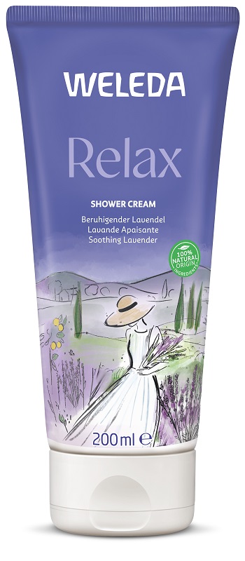 WELEDA RELAX DOCCIA CREMOSA LAVANDA 200 ML - Farmacia Mastrangelo 