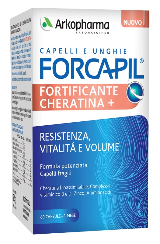 FORCAPIL FORTIFICANTE CHERATINA 60 CAPSULE - Farmacia Mastrangelo 