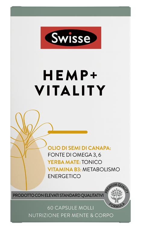 SWISSE HEMP+ VITALITY 60 CAPSULE - Farmacia Mastrangelo 