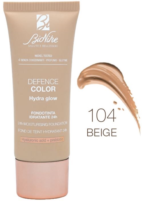 DEFENCE COLOR FONDOTINTA HYDRA GLOW 104 - Farmacia Mastrangelo 
