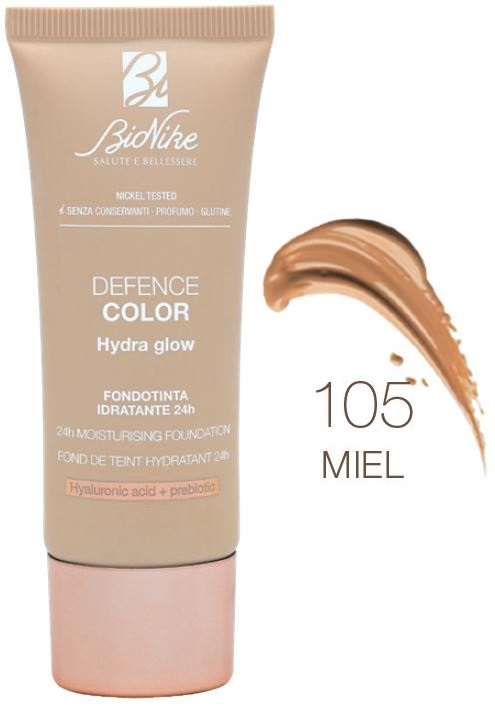DEFENCE COLOR FONDOTINTA HYDRA GLOW 105 - Farmacia Mastrangelo 