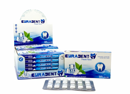 CURADENT POWERFRESH CHEWING GUM 12 CONFETTI - Farmacia Mastrangelo 