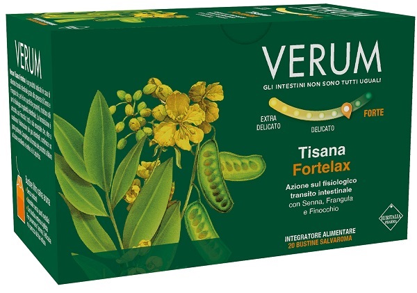 VERUM FORTELAX TISANA 20 FILTRI - Farmacia Mastrangelo 