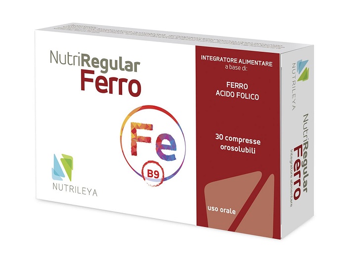 NUTRIREGULAR FERRO 30 COMPRESSE OROSOLUBILI - Farmacia Mastrangelo 