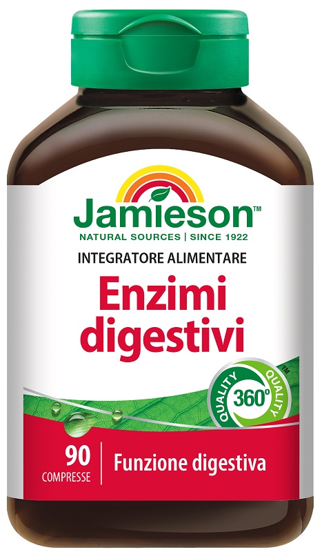 JAMIESON ENZIMI DIGESTIVI 90 COMPRESSE - Farmacia Mastrangelo 