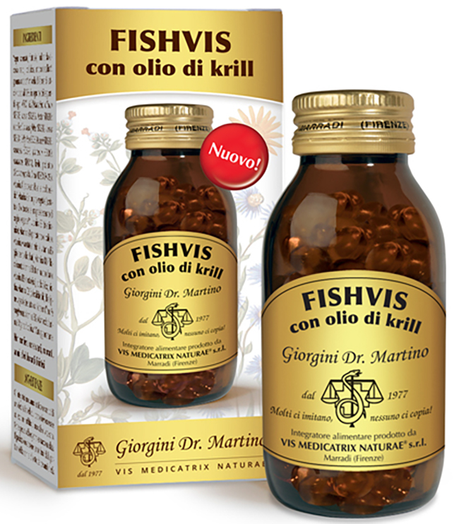FISHVIS CON OLIO DI KRILL 100 SOFTGEL - Farmacia Mastrangelo 