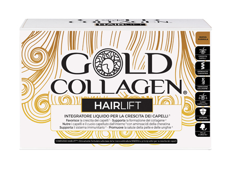 GOLD COLLAGEN HAIRLIFT 10 FLACONI DA 50 ML - Farmacia Mastrangelo 