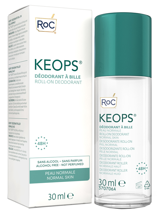 ROC KEOPS DEODORANTE ROLL-ON 48H 30 ML - Farmacia Mastrangelo 