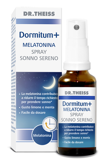 THEISS DORMITUM + MELATONINA SPRAY SONNO SERENO 30 ML - Farmacia Mastrangelo 
