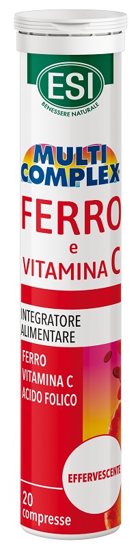 ESI MULTICOMPLEX FERRO VITAMINA C 20 COMPRESSE EFFERVESCENTI - Farmacia Mastrangelo 