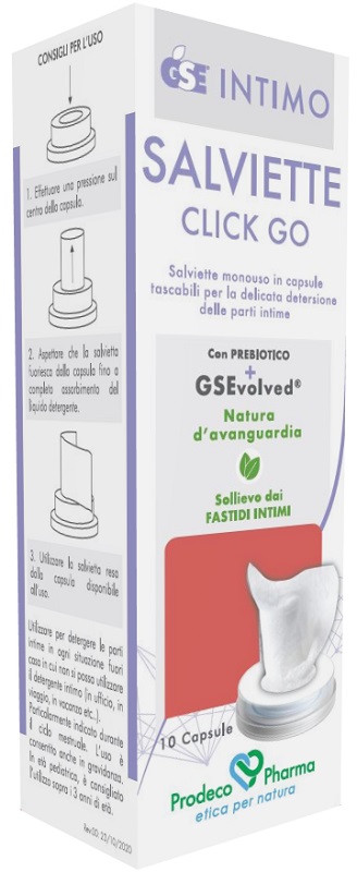 GSE INTIMO SALVIETTE CLICK GO 10 PEZZI - Farmacia Mastrangelo 