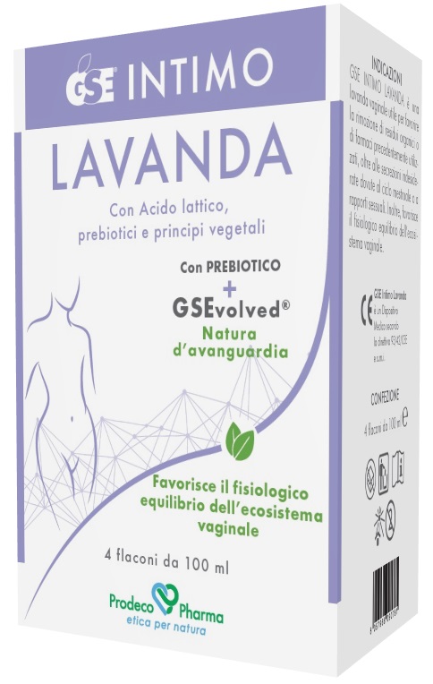 GSE INTIMO LAVANDA 4 FLACONI DA 100 ML - Farmacia Mastrangelo 