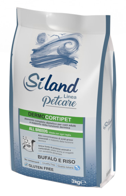 SILAND MANGIME SECCO DERMOCORTIPET ALL BREEDS 3 KG - Farmacia Mastrangelo 
