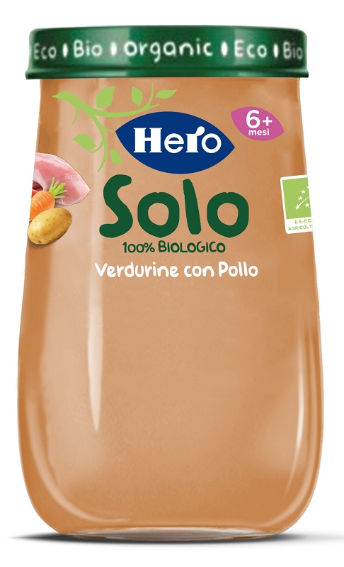 HERO BABY SOLO OMOGENEIZZATO POLLO VERDURE 190 G - Farmacia Mastrangelo 