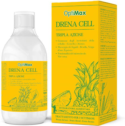 OPTIMAX DRENA CELL 500 ML - Farmacia Mastrangelo 