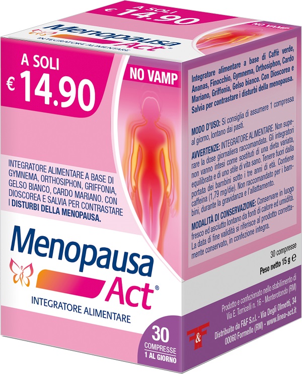 MENOPAUSA ACT 30 COMPRESSE - Farmacia Mastrangelo 