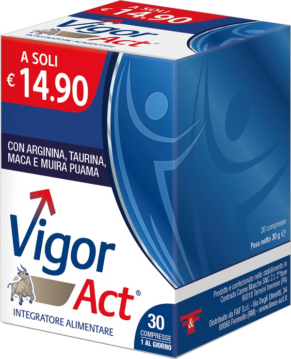 VIGOR ACT 30 COMPRESSE - Farmacia Mastrangelo 