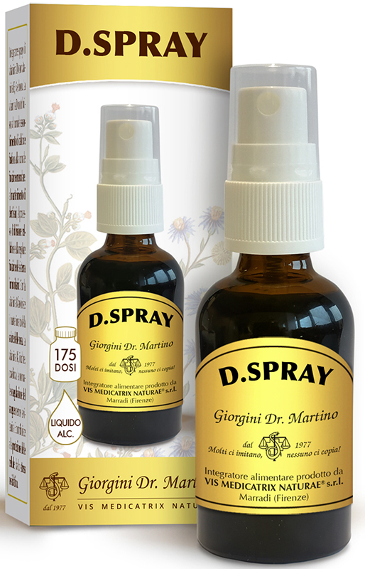 D SPRAY LIQUIDO ALCOOLICO 30 ML - Farmacia Mastrangelo 
