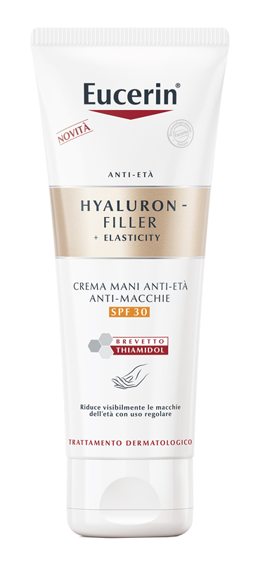 EUCERIN HYALURON FILLER + ELASTICITY CREMA MANI ANTI MACCHIE 75 ML - Farmacia Mastrangelo 