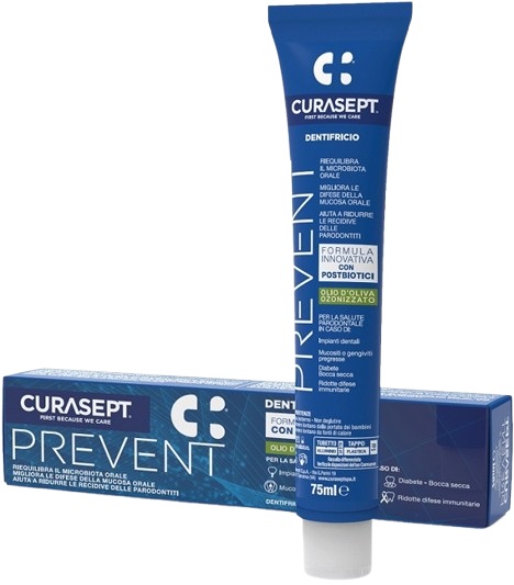 CURASEPT PREVENT DENTIFRICIO 75 ML - Farmacia Mastrangelo 