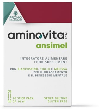 AMINOVITA PLUS ANSIMEL 20 STICK PACK - Farmacia Mastrangelo 