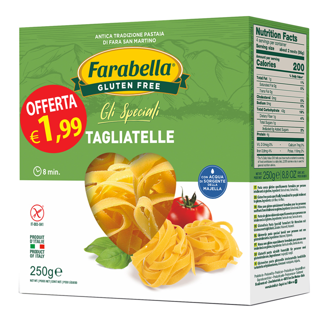 FARABELLA TAGLIATELLE 250G PROMO - Farmacia Mastrangelo 