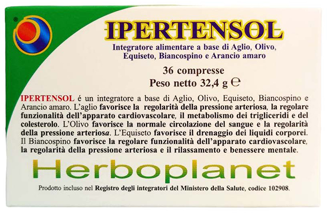 IPERTENSOL 36 COMPRESSE - Farmacia Mastrangelo 