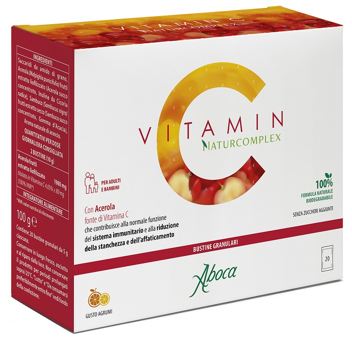 VITAMIN C NATURCOMPLEX 20 BUSTINE - Farmacia Mastrangelo 