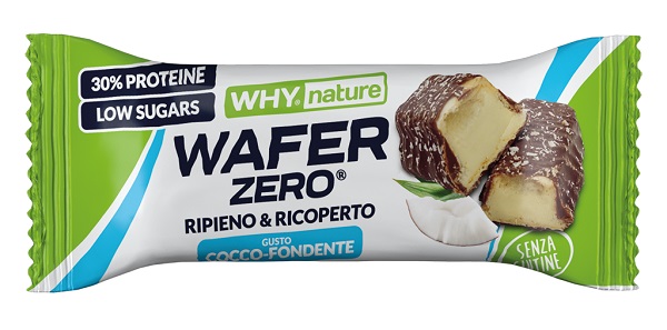 WHYNATURE WAFER ZERO COCCO FONDENTE 35 G - Farmacia Mastrangelo 