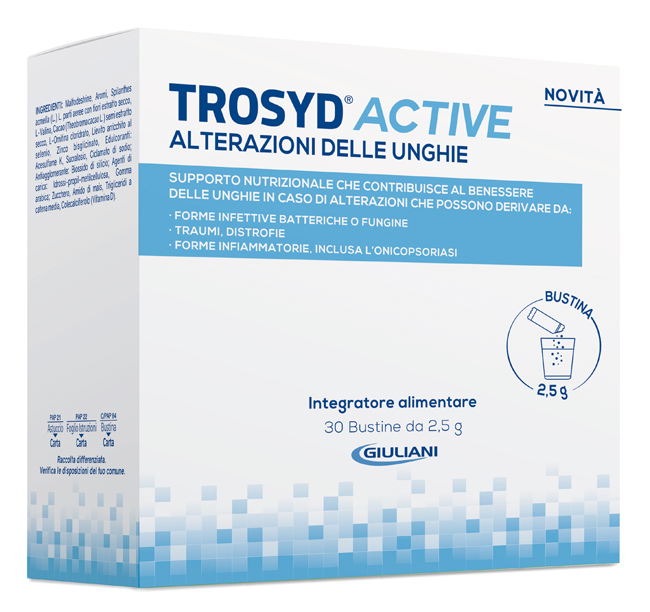 TROSYD ACTIVE ALTERAZIONI UNGHIE 30 BUSTINE - Farmacia Mastrangelo 