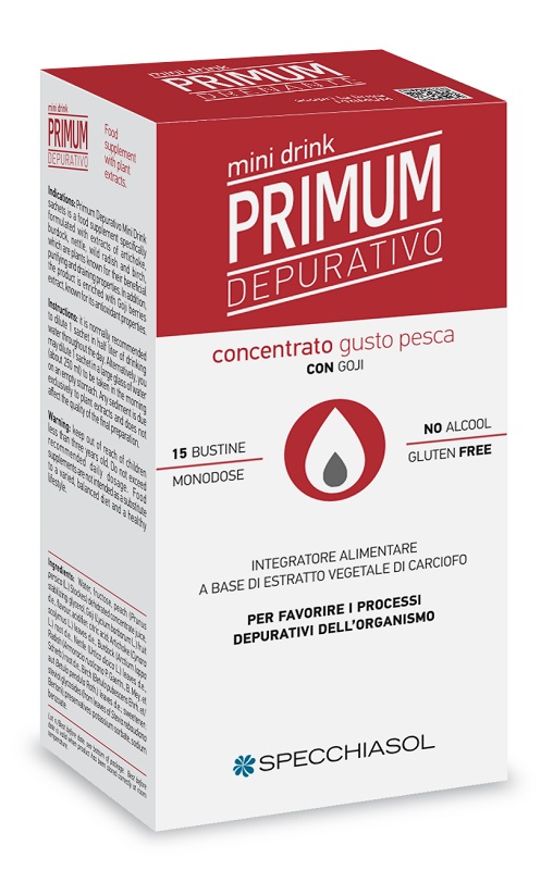 PRIMUM DEPURATIVO MINIDRINK PESCA 15 STICK DA 10 ML - Farmacia Mastrangelo 
